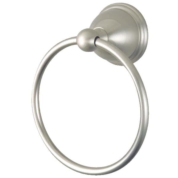 Restoration 6" Towel Ring, Brushed Nickel
